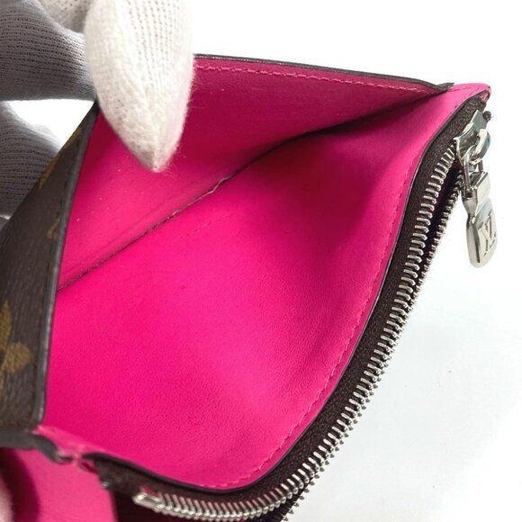 LOUIS VUITTON M82912 Monogram Coin card holder Compact Wallet Card Case purse - Picture 14 of 16